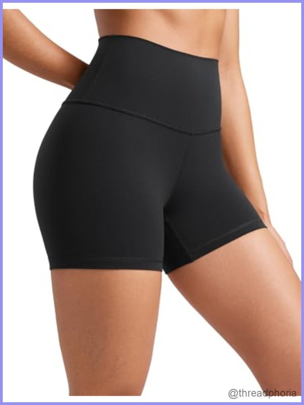 Butterluxe High Rise Biker Shorts 4" Seamless Yoga Lounge